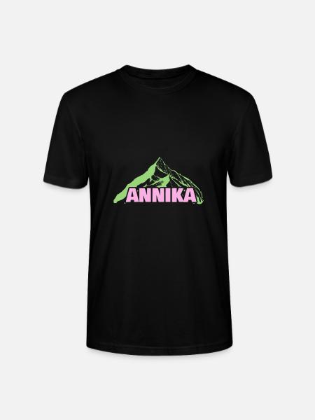 Mountaineering Annika - Stanley/Stella CRAFTER Unisex Organic T-Shirt - black