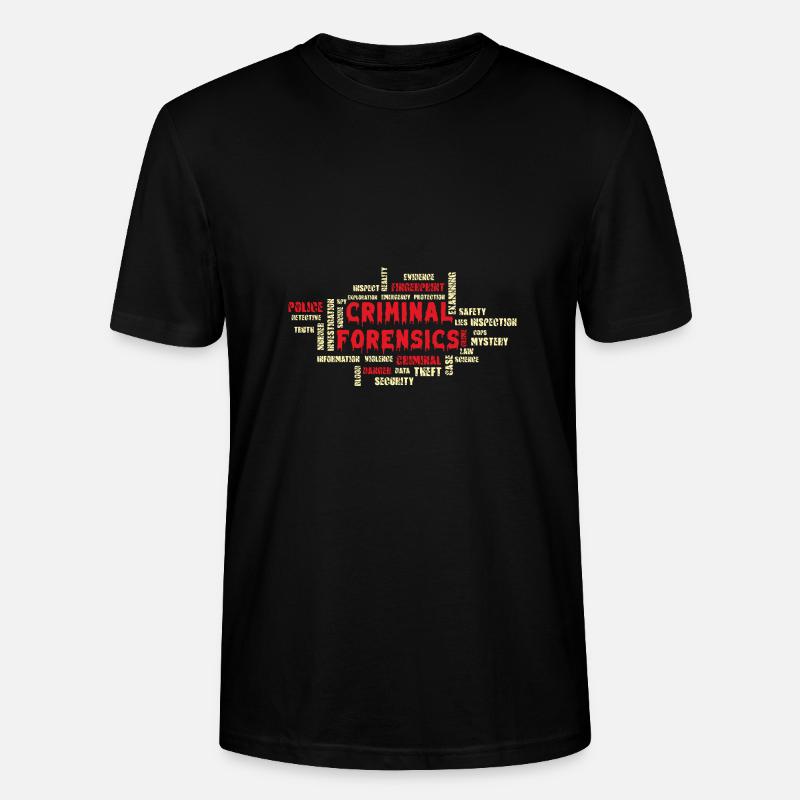 Spurensicherung - Kripo Polizei Kriminaltechnik - Stanley/Stella Unisex Bio-T-Shirt CRAFTER - Schwarz