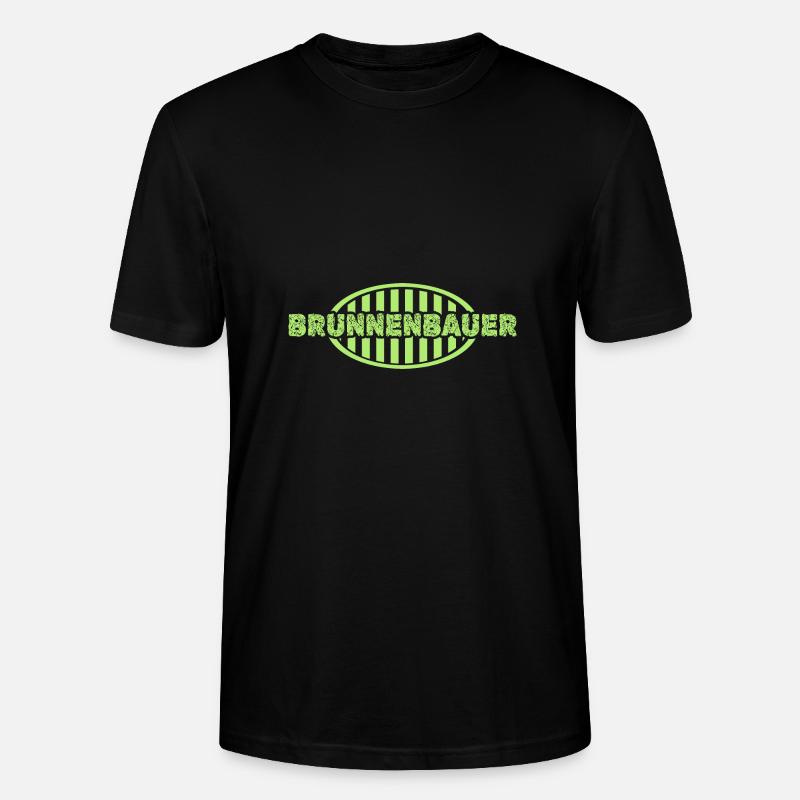 Constructeur de puits comme métier - T-shirt bio CRAFTER Stanley Stella Unisexe - noir