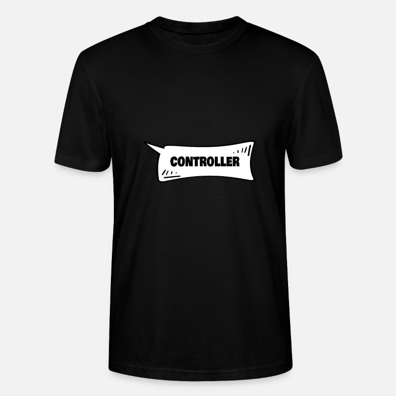 Speech Bubble Controller - Stanley/Stella CRAFTER Unisex Organic T-Shirt - black