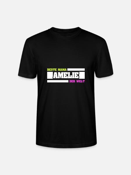 Mutter Amelie - Stanley/Stella Unisex Bio-T-Shirt CRAFTER - Schwarz