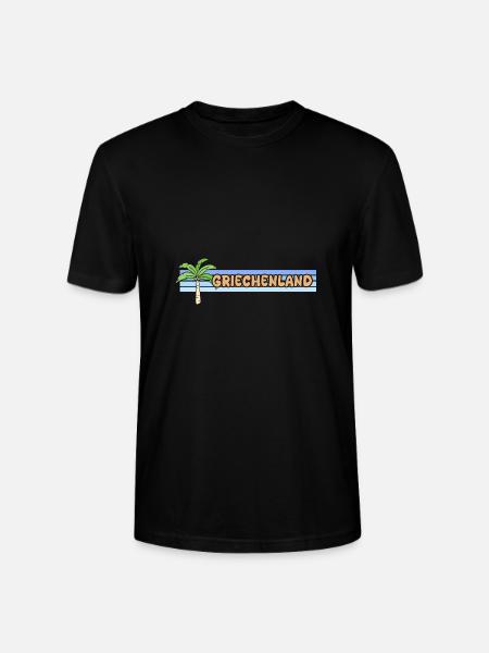 Greece as a holiday - Stanley/Stella CRAFTER Unisex Organic T-Shirt - black