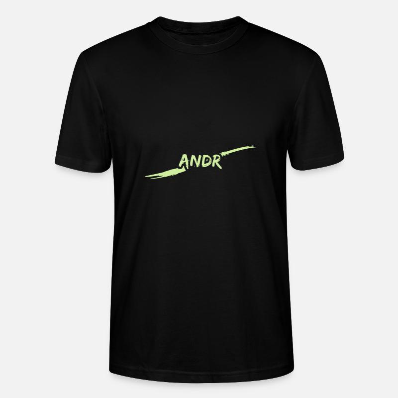 Cadeau pour André - T-shirt bio CRAFTER Stanley Stella Unisexe - noir
