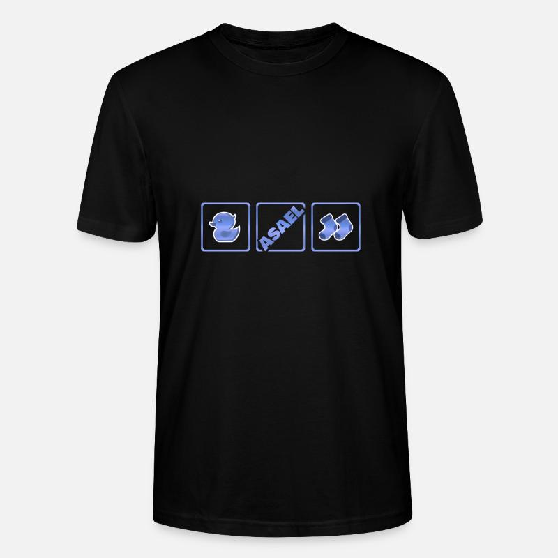 Asaël comme naissance - T-shirt bio CRAFTER Stanley Stella Unisexe - noir