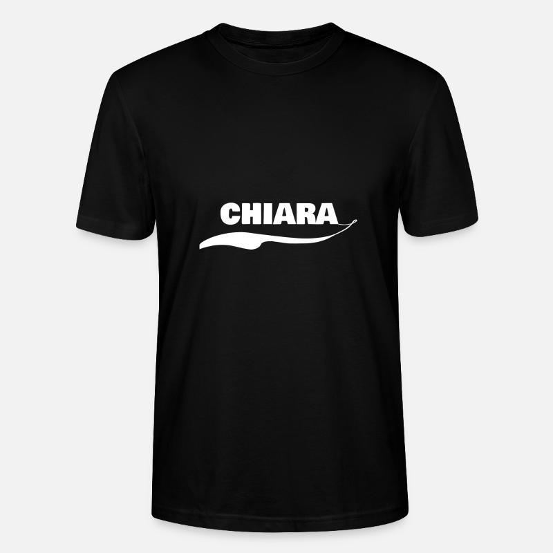 First name Chiara - Stanley/Stella CRAFTER Unisex Organic T-Shirt - black