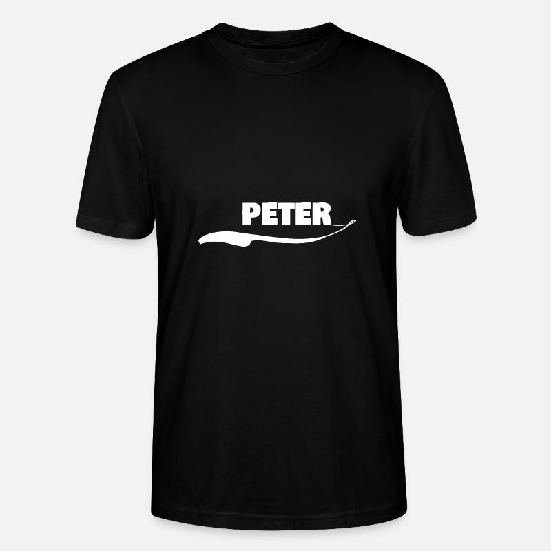 Geschenk für Peter - Stanley/Stella Unisex Bio-T-Shirt CRAFTER - Schwarz