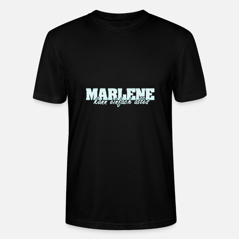 Frau Marlene - Stanley/Stella Unisex Bio-T-Shirt CRAFTER - Schwarz