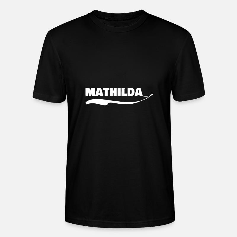 Cadeau pour mathilda - T-shirt bio CRAFTER Stanley Stella Unisexe - noir