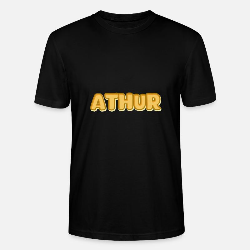 Athur Athur - Stanley/Stella Unisex Bio-T-Shirt CRAFTER - Schwarz