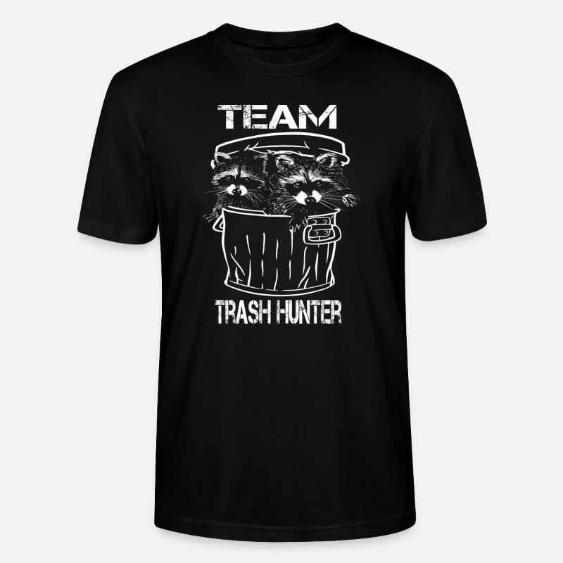Team trash hunter - Stanley/Stella Unisex Bio-T-Shirt CRAFTER - Schwarz