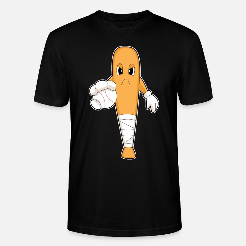 Baseball Batte de baseball - T-shirt bio CRAFTER Stanley Stella Unisexe - noir