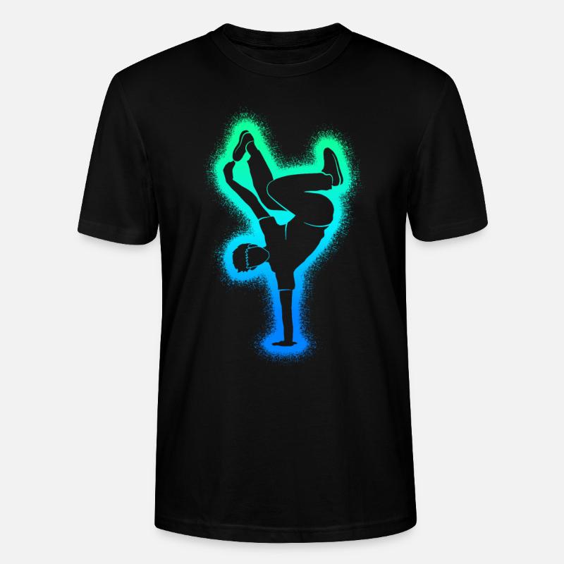 Breakdance Taniec Breakdancer Chłopcy Breakdancer - Ekologiczna koszulka typu unisex Stanley/Stella CRAFTER - czarny