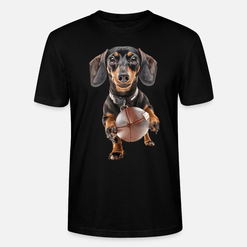 Dackel - Stanley/Stella Unisex Bio-T-Shirt CRAFTER - Schwarz