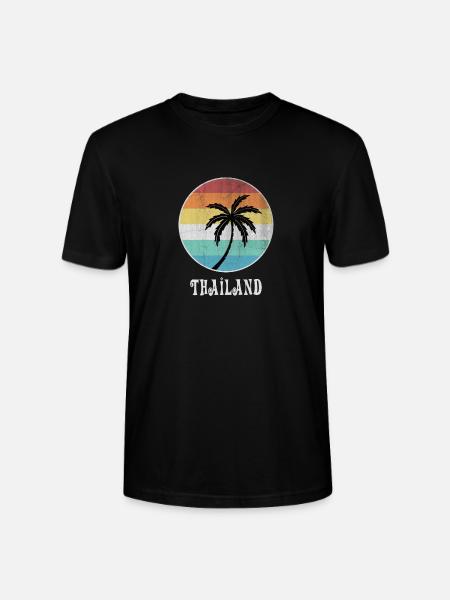 Thaïlande - T-shirt bio CRAFTER Stanley Stella Unisexe - noir