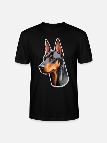 Dobermann - Stanley/Stella Unisex Bio-T-Shirt CRAFTER - Schwarz