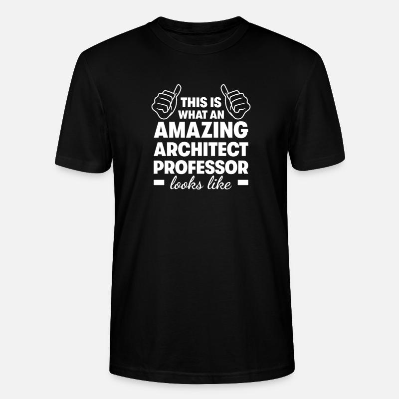 Professeur d’architecte incroyable - T-shirt bio CRAFTER Stanley Stella Unisexe - noir
