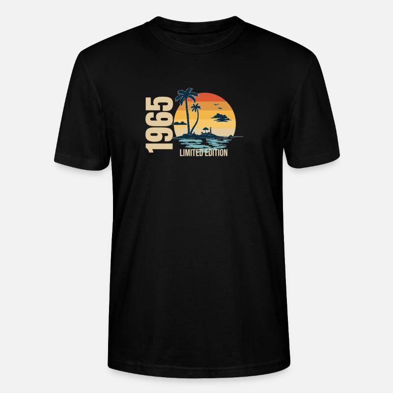 Anniversaire édition limitée 1965 - T-shirt bio CRAFTER Stanley Stella Unisexe - noir