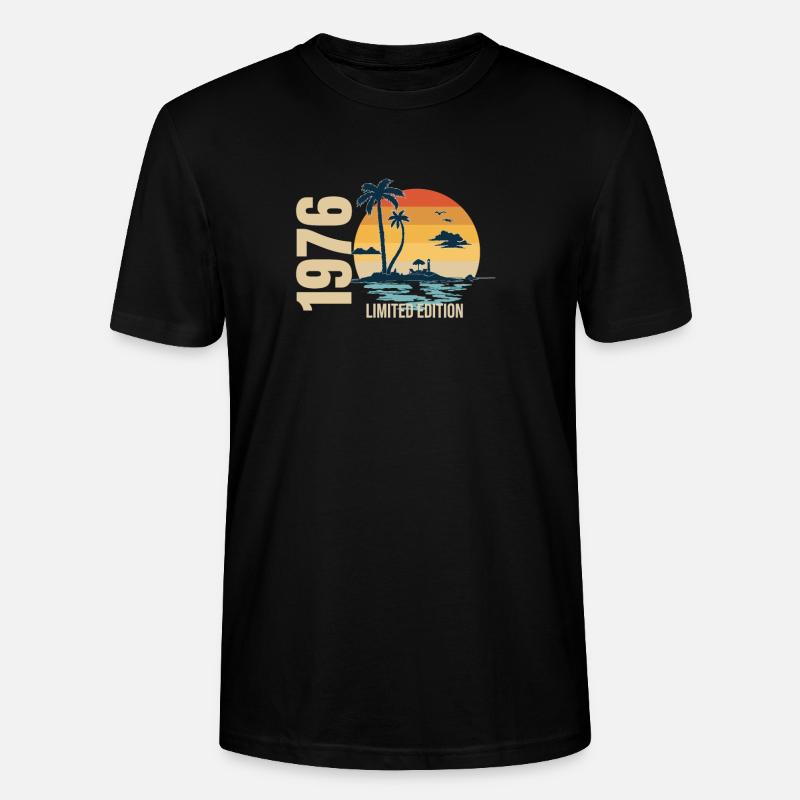 Anniversaire Edition Limitée 1976 - T-shirt bio CRAFTER Stanley Stella Unisexe - noir