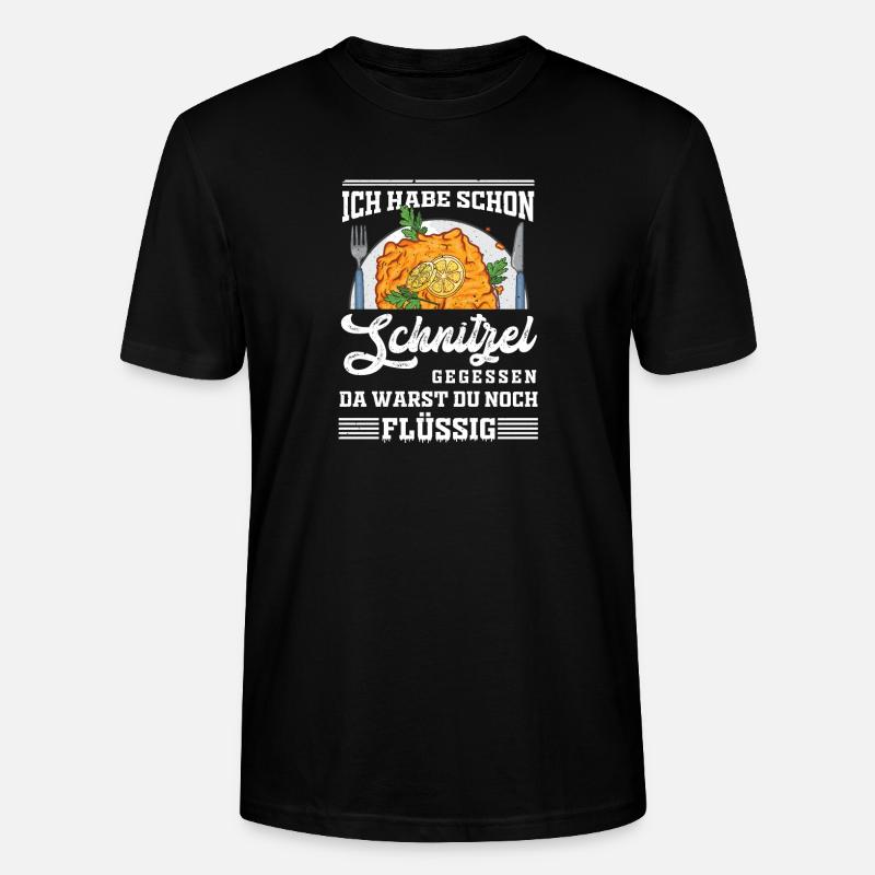 Schnitzel depuis sa naissance - T-shirt bio CRAFTER Stanley Stella Unisexe - noir