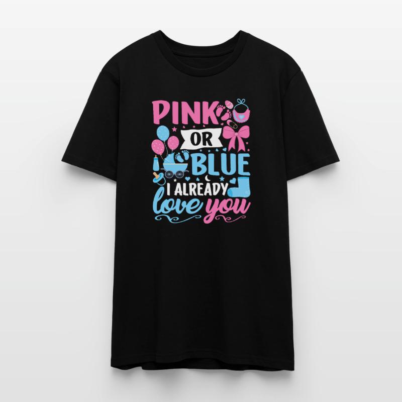 Rosa oder Blau Ich liebe dich schon Junge oder Mädchen Stanley/Stella Unisex Bio-T-Shirt CRAFTER