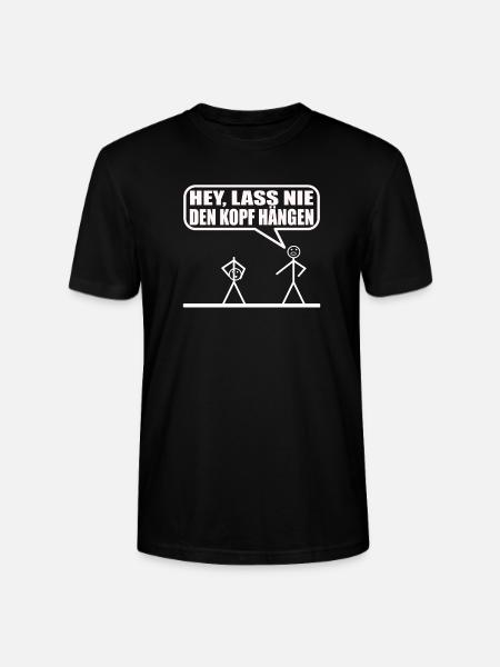 Funny stick figure - Stanley/Stella CRAFTER Unisex Organic T-Shirt - black