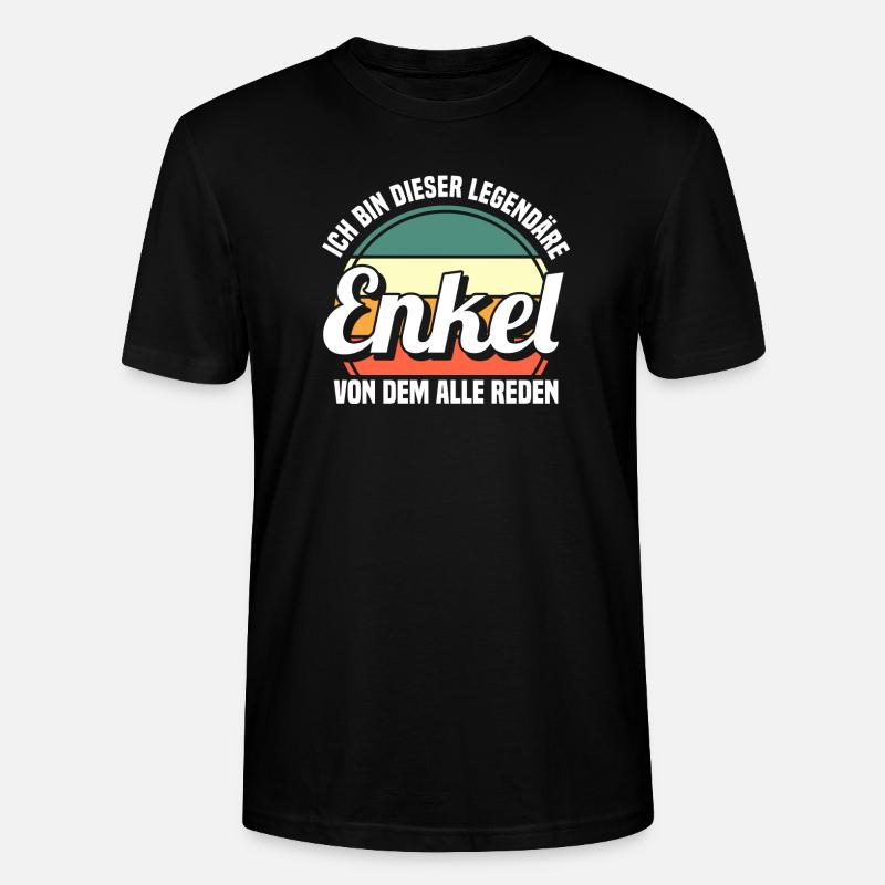 Enkel - Stanley/Stella Unisex Bio-T-Shirt CRAFTER - Schwarz