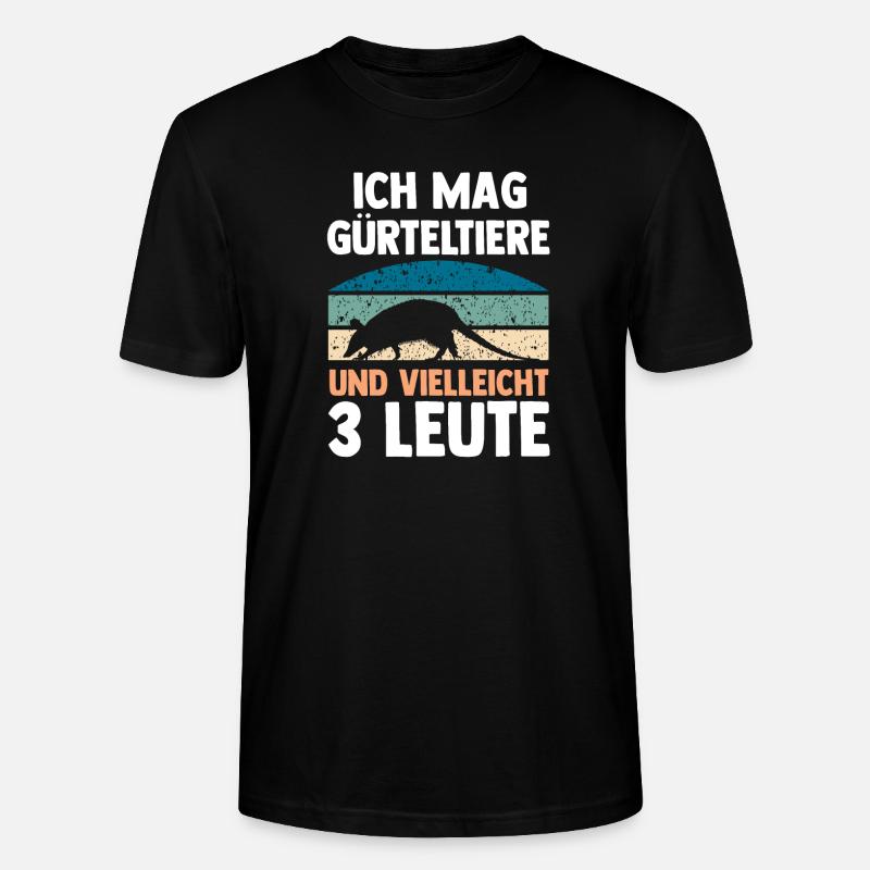 Gürteltier - Stanley/Stella Unisex Bio-T-Shirt CRAFTER - Schwarz