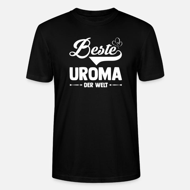 Urgroßmutter Uroma - Stanley/Stella Unisex Bio-T-Shirt CRAFTER - Schwarz
