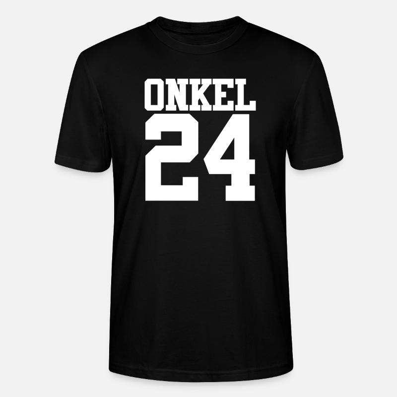 Werdender Onkel 2032 - Stanley/Stella Unisex Bio-T-Shirt CRAFTER - Schwarz
