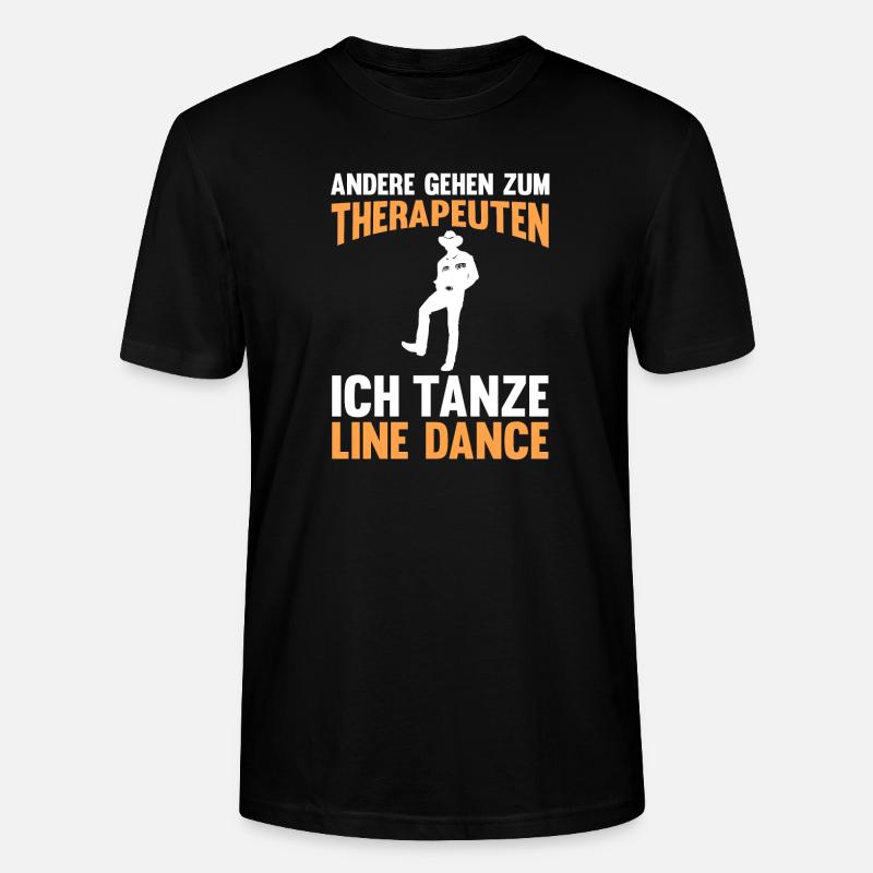 Line Dance Tänzer - Stanley/Stella Unisex Bio-T-Shirt CRAFTER - Schwarz