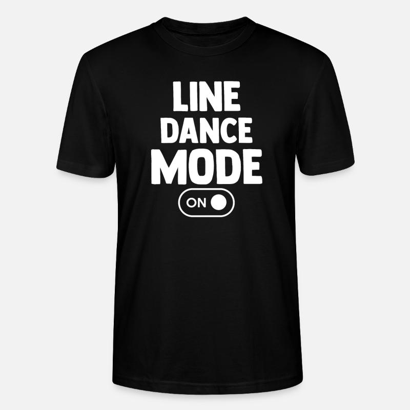 Line Dance Tänzer - Stanley/Stella Unisex Bio-T-Shirt CRAFTER - Schwarz