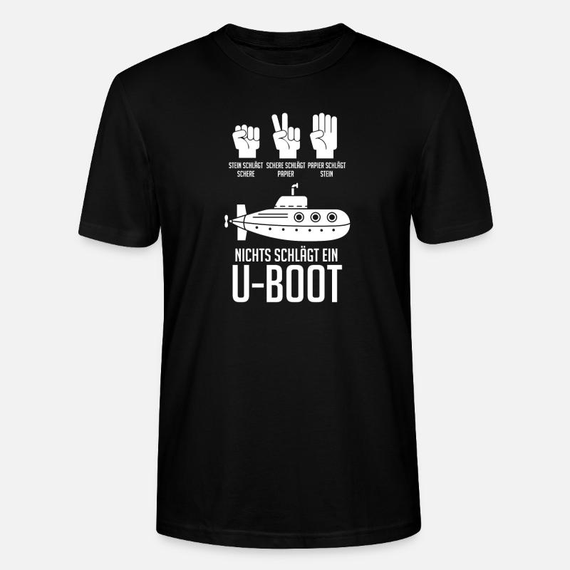 Tauchboot Unterseeboot Unterwasserboot U-Boot - Stanley/Stella Unisex Bio-T-Shirt CRAFTER - Schwarz