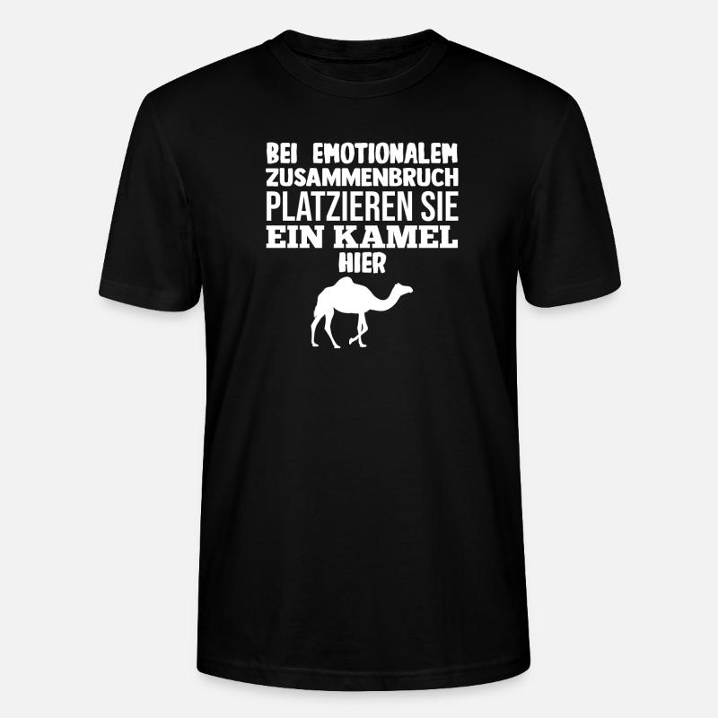 Kamel - Stanley/Stella Unisex Bio-T-Shirt CRAFTER - Schwarz