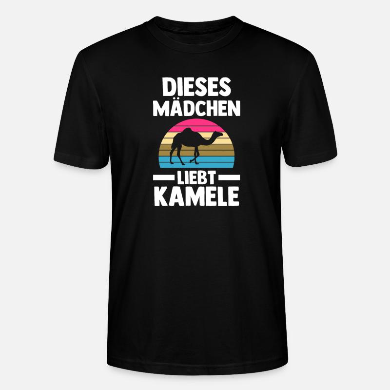 Kamel - Stanley/Stella Unisex Bio-T-Shirt CRAFTER - Schwarz