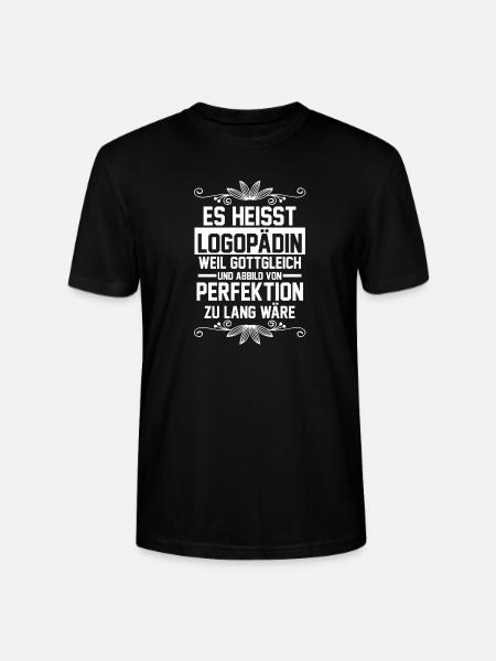 Logopädie Logopädin - Stanley/Stella Unisex Bio-T-Shirt CRAFTER - Schwarz