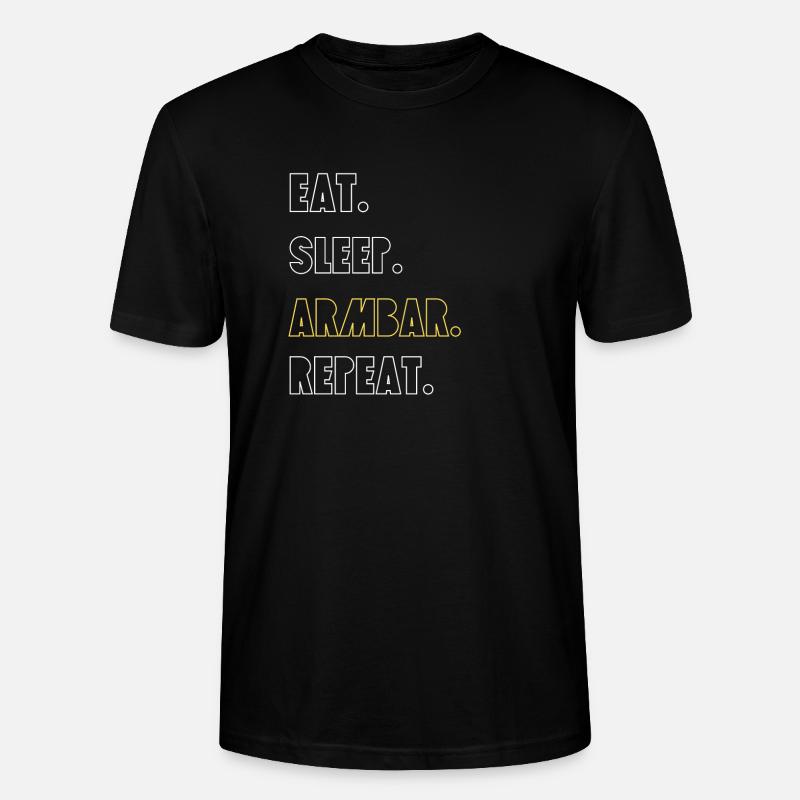 Armbar Grappling BJJ - Stanley/Stella Unisex Bio-T-Shirt CRAFTER - Schwarz