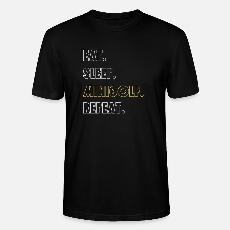 -golf - T-shirt bio CRAFTER Stanley Stella Unisexe - noir