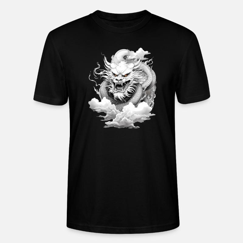 Année du Dragon 2024 - T-shirt bio CRAFTER Stanley Stella Unisexe - noir