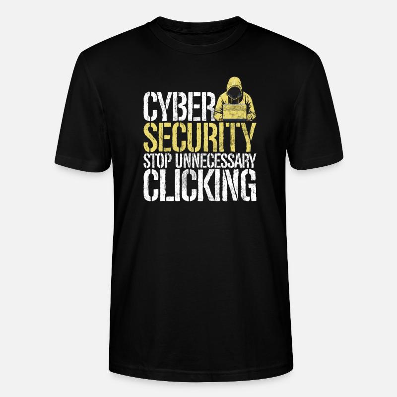 Cyber-sicherheits-hacker-hacking - Stanley/Stella Unisex Bio-T-Shirt CRAFTER - Schwarz
