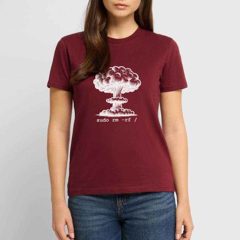 Linux Funny Linux Command Sudo RM RF for Men Stanley/Stella CRAFTER Unisex Organic T-Shirt
