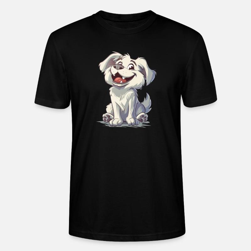 Akbash Gift | Cartoon Artwork - Stanley/Stella CRAFTER Unisex Organic T-Shirt - black