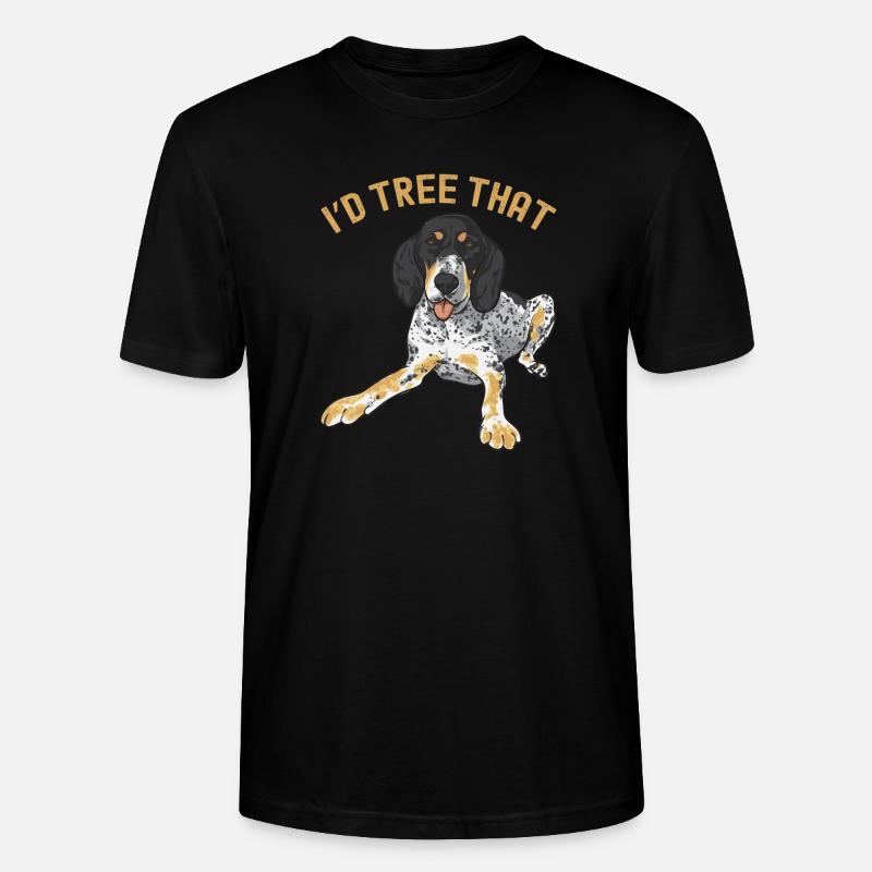 Bluetick Coonhound Cadeau Drôle Dicton - T-shirt bio CRAFTER Stanley Stella Unisexe - noir