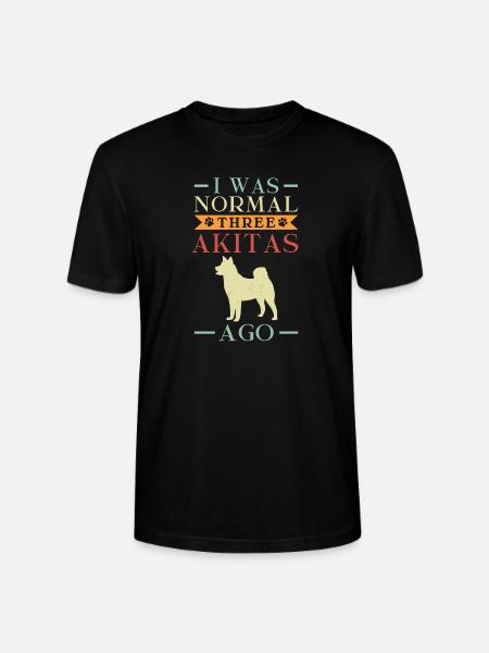 American Akita Inu - Stanley/Stella CRAFTER Unisex Organic T-Shirt - black