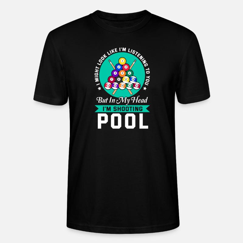 Billard billard billard - T-shirt bio CRAFTER Stanley Stella Unisexe - noir