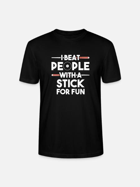 Snooker Pool Billiards - Stanley/Stella CRAFTER Unisex Organic T-Shirt - black