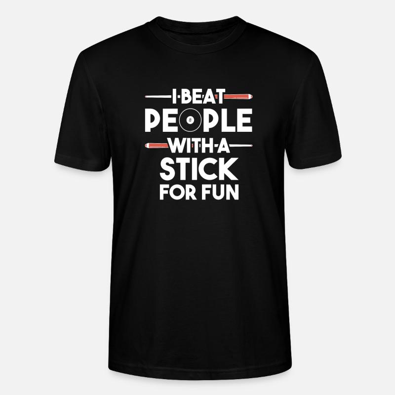 Billard billard billard - T-shirt bio CRAFTER Stanley Stella Unisexe - noir