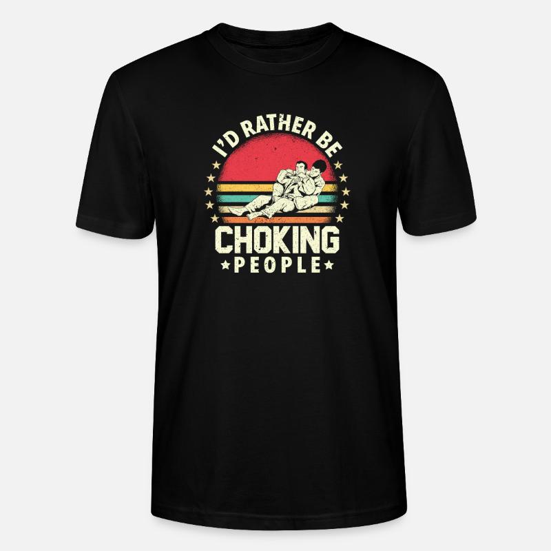 BJJ Jiu-Jitsu Brésilien - T-shirt bio CRAFTER Stanley Stella Unisexe - noir