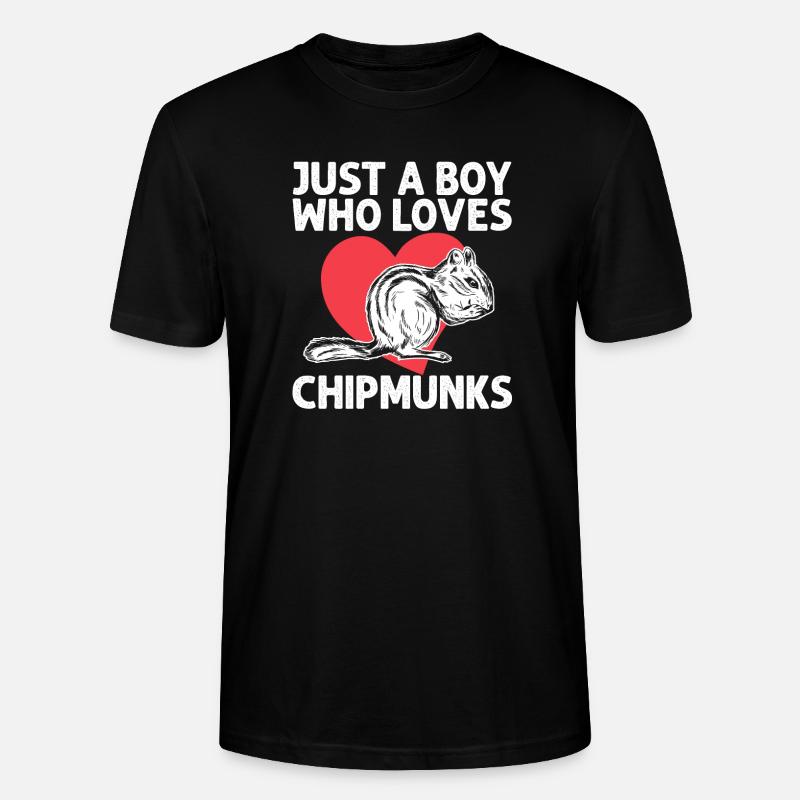 Cadeau de rongeur chipmunk - T-shirt bio CRAFTER Stanley Stella Unisexe - noir