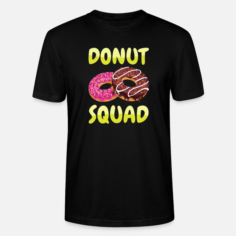 Donut Squad Donuts - Stanley/Stella CRAFTER Unisex Organic T-Shirt - black