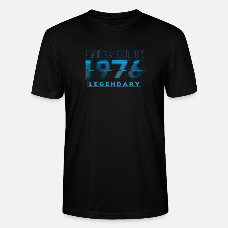 Limited Edition 1976 Graffiti - Stanley/Stella Unisex Bio-T-Shirt CRAFTER - Schwarz